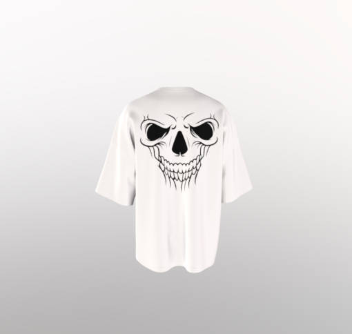 Skull oversize T-shirt | White