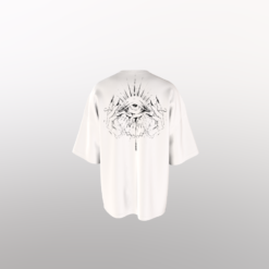 Premium White Illuminati oversize T-shirt