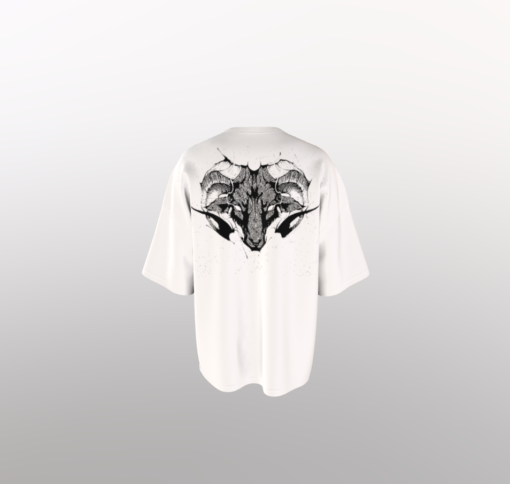 Premium White Bull oversize T-shirt