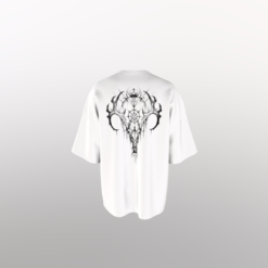 Premium White swamp deer oversize T-shirt