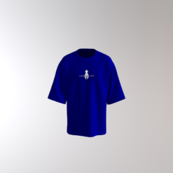Premium Navy Blue Un-Printed Oversized T-shirt