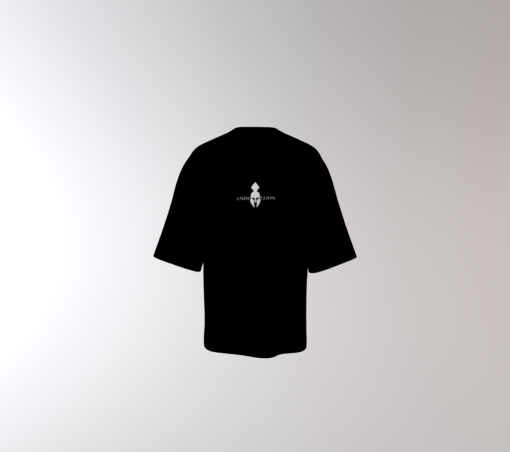 Premium Black Un-Printed Oversized T-shirt