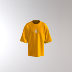 Premium Orange Un-Printed Oversized T-shirt