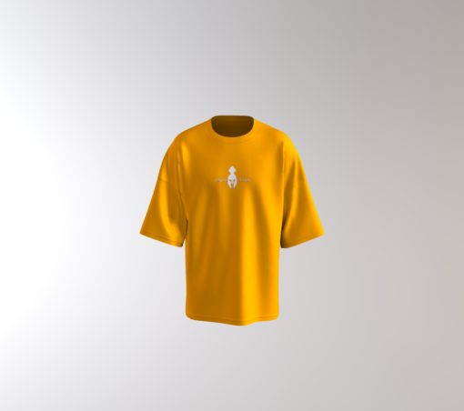 Premium Orange Un-Printed Oversized T-shirt