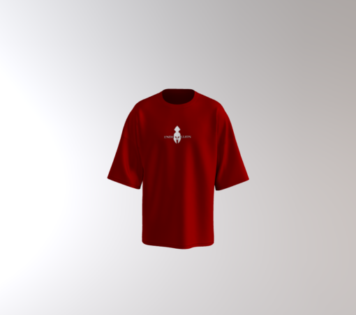 Premium Maroon Un-Printed Oversized T-shirt