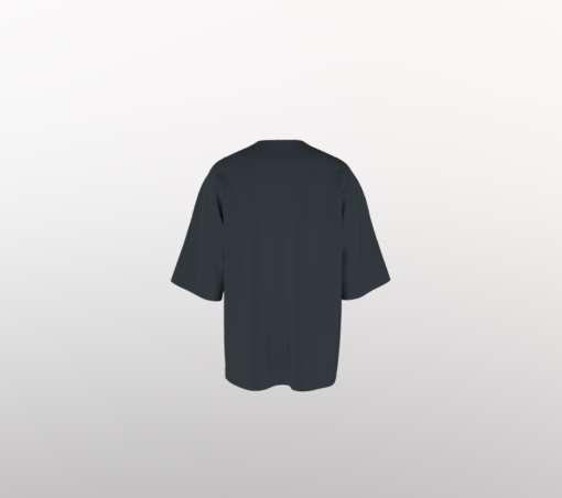 Premium Antra Melange Un-Printed Oversized T-shirt - Image 2