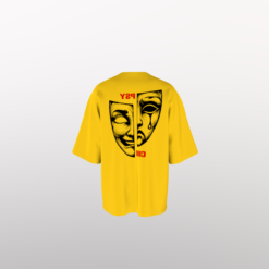 Premium Mustard Psycho oversize T-shirt