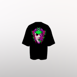 Premium Black Zombie biker oversize T-shirt