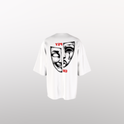 Premium white Psycho oversize T-shirt