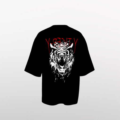 Premium Black Tiger oversize T-shirt